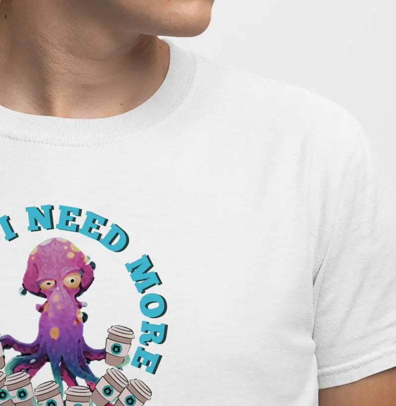 camiseta café polvo divertido