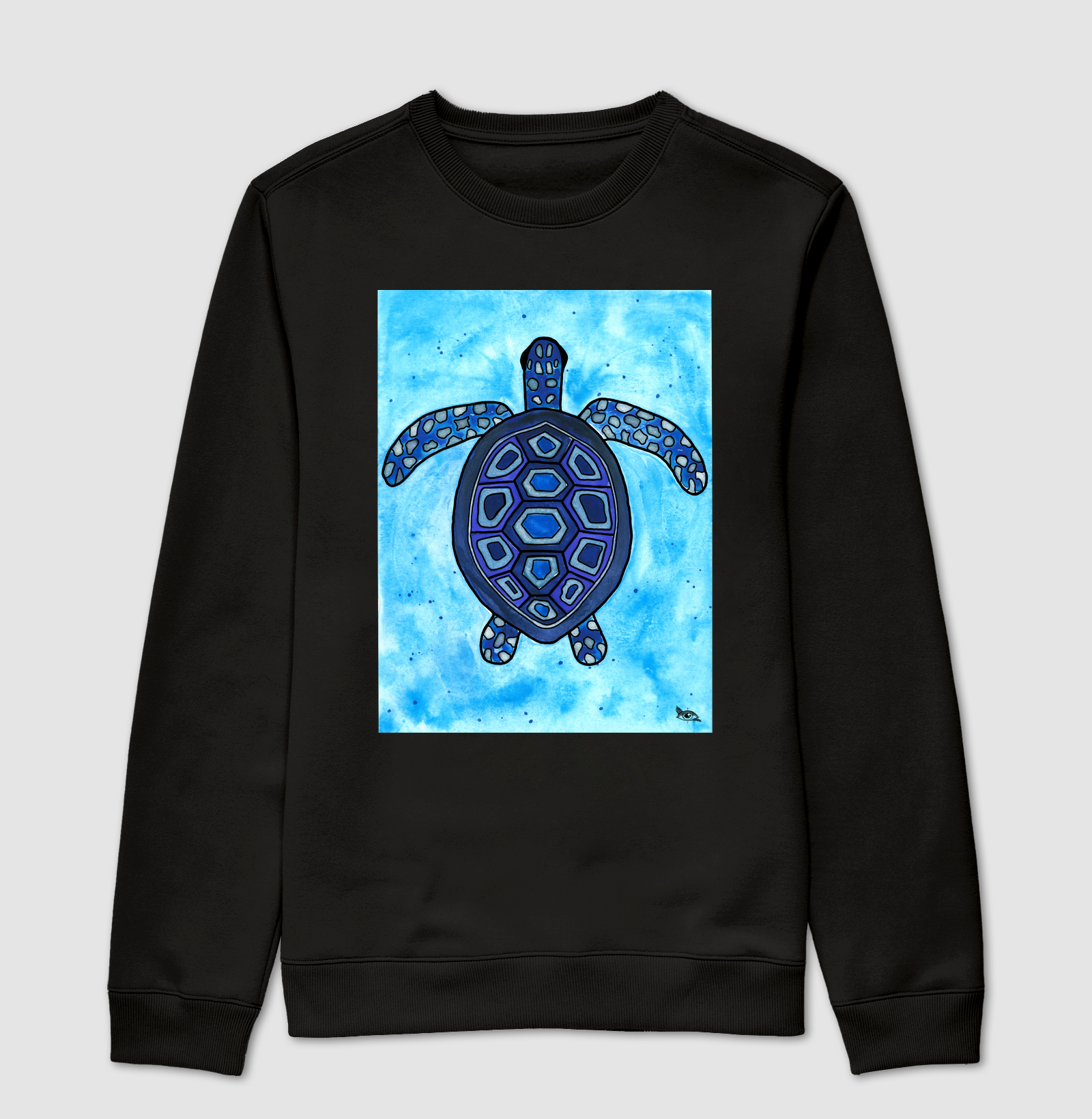 Tartaruga Azul 2.0 - Aquarela