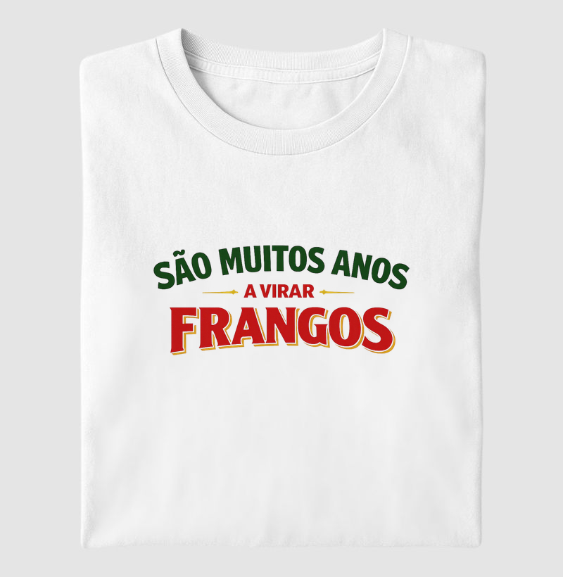 São muitos anos a virar frangos