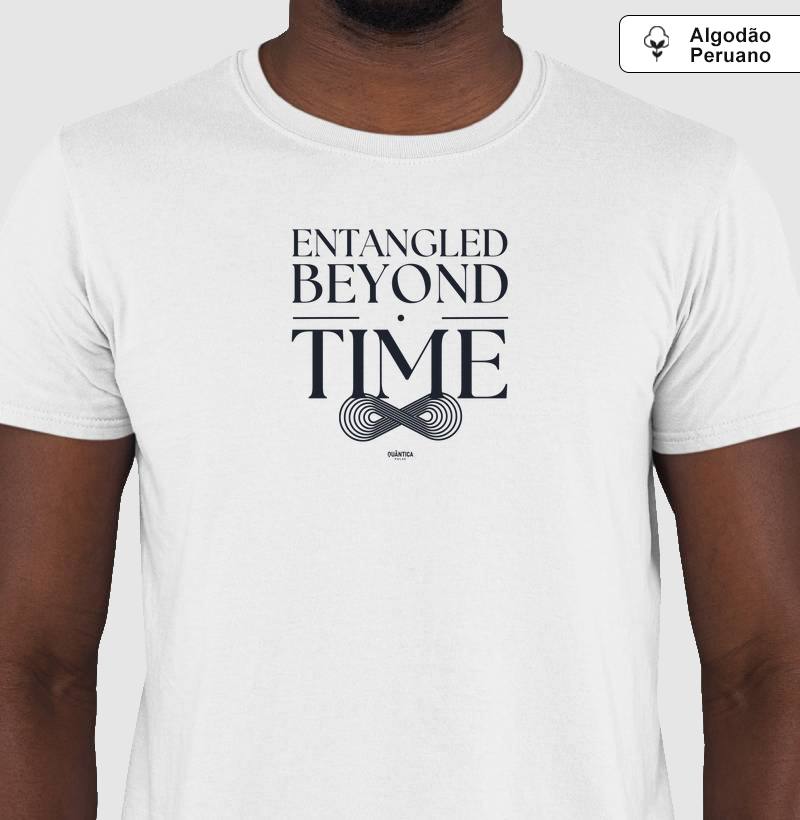Camiseta Algodão Peruano - Entangled Beyond Time