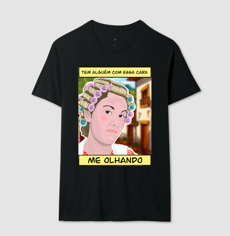 Dona Florinda 4 (me olhando c/ fundo) - por @literilustrart