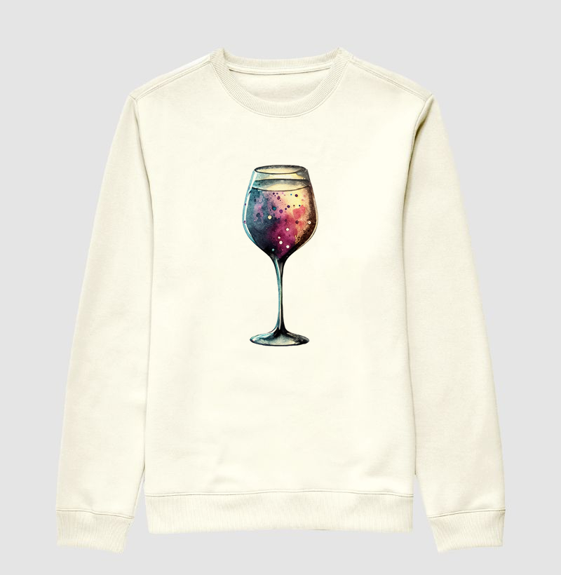Sueter Moletom Wine Galaxy