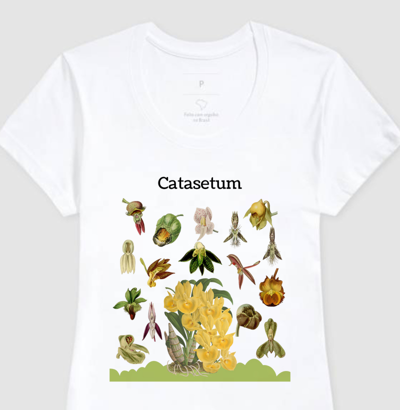 Camiseta Feminina Baby Long Catasetum