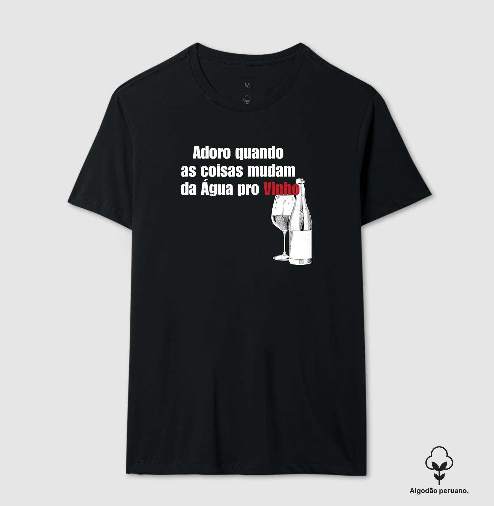 Camiseta Da Água pro Vinho