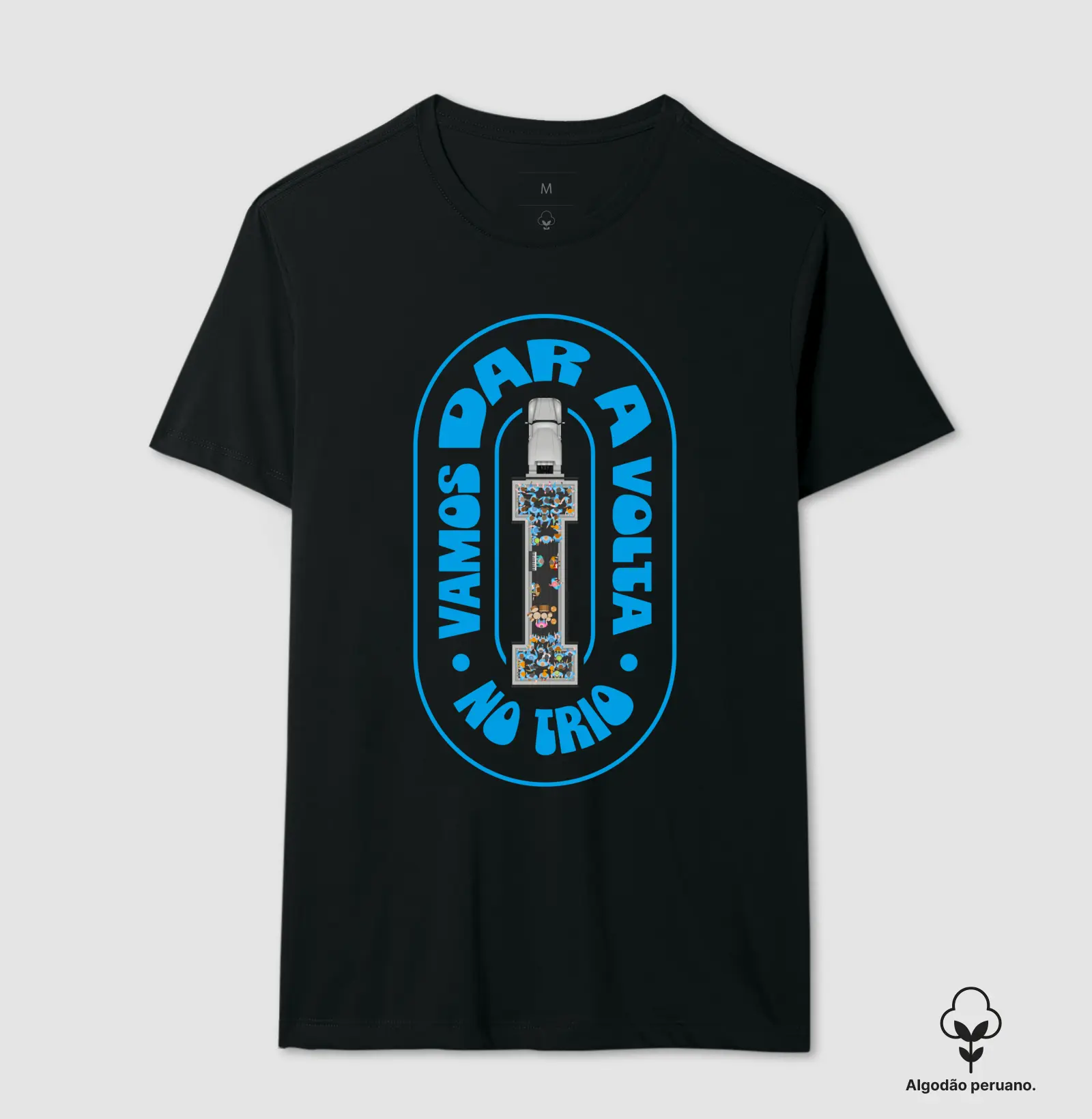 Camiseta Axé Vamos Dar a Volta no Trio
