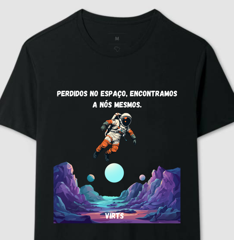Camiseta Virts Perdidos no espaço..