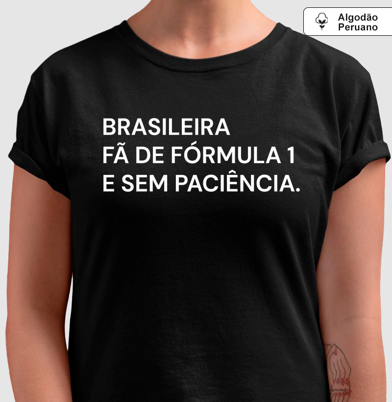 Brasileiro e fã de fórmula 1
