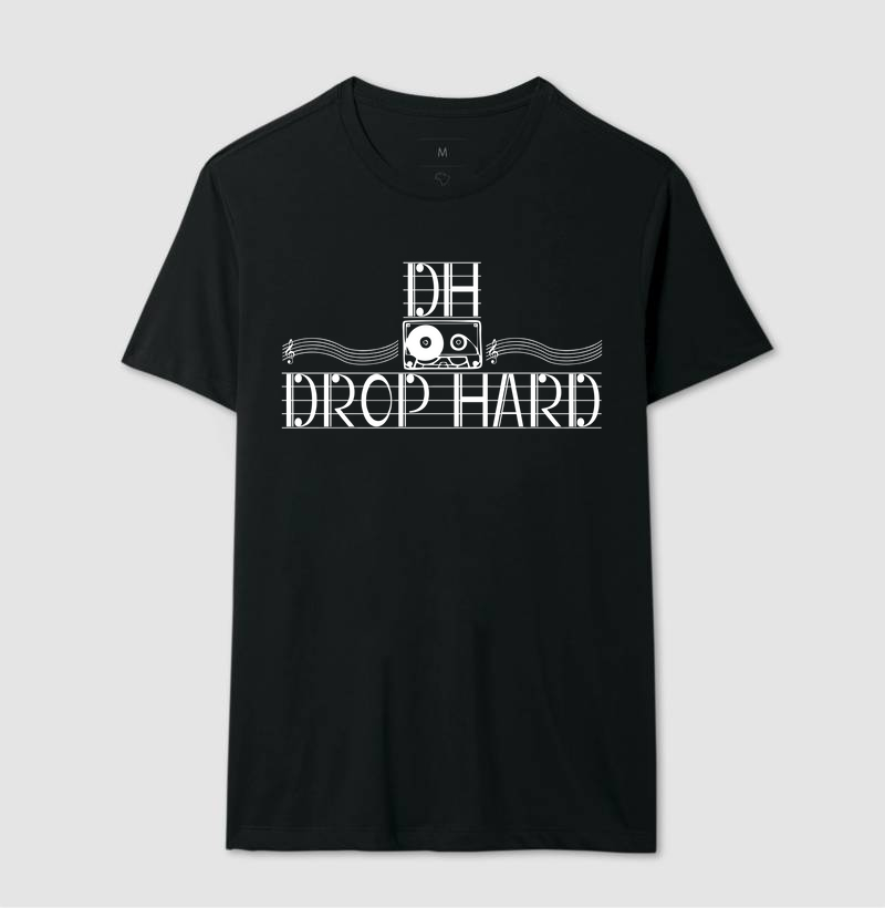 Camiseta basica drop hard music