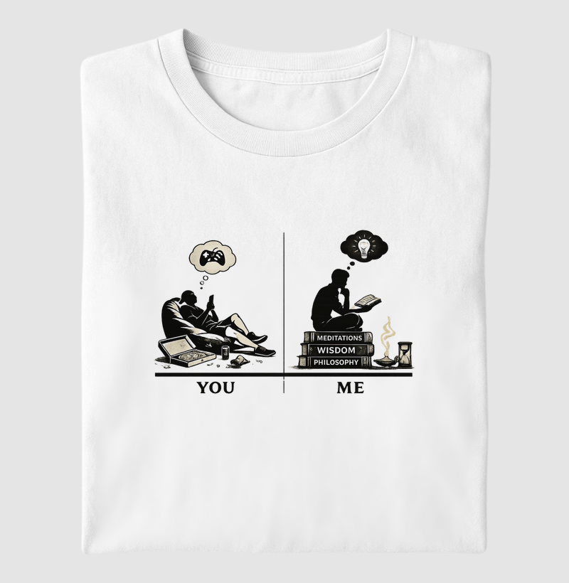 Camiseta Estoicismo "You-Me"