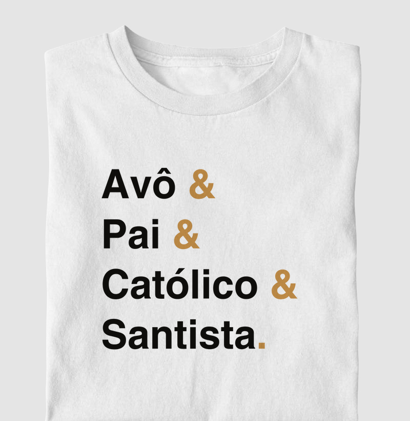Avô Pai Católico e Santista