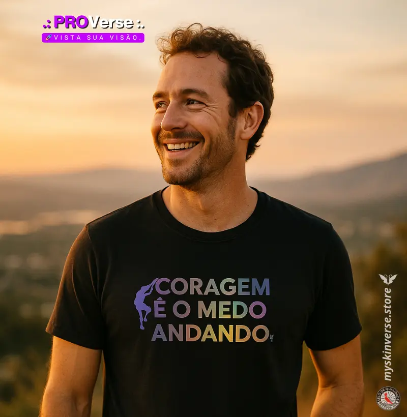 Coragem é o medo andando.