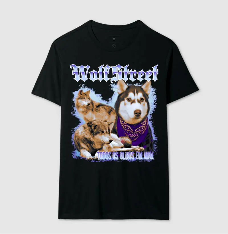 Camiseta Wolf Bootleg 100%Algodão 03