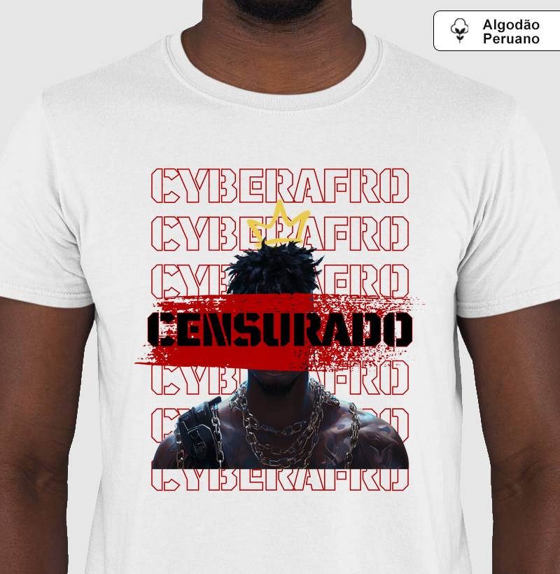 Camiseta Algodão Peruano Censurado