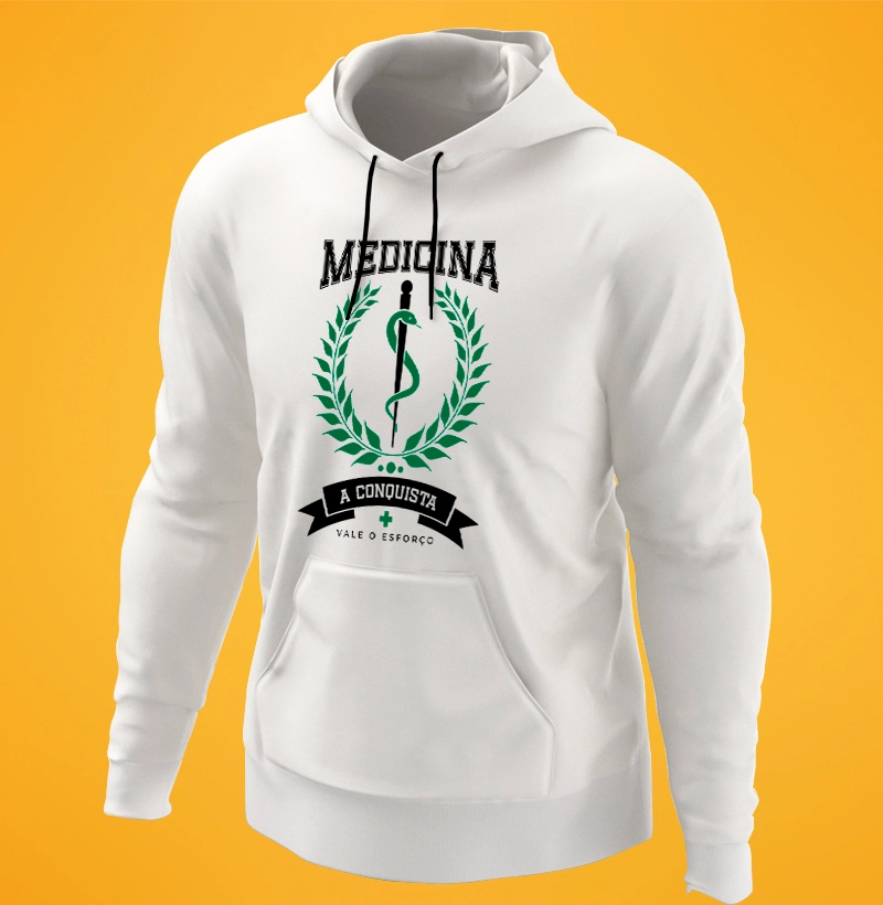 Moletom Medicina conquista - unissex