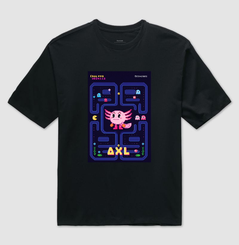 Camiseta Oversized - AXL, Pacman(01)