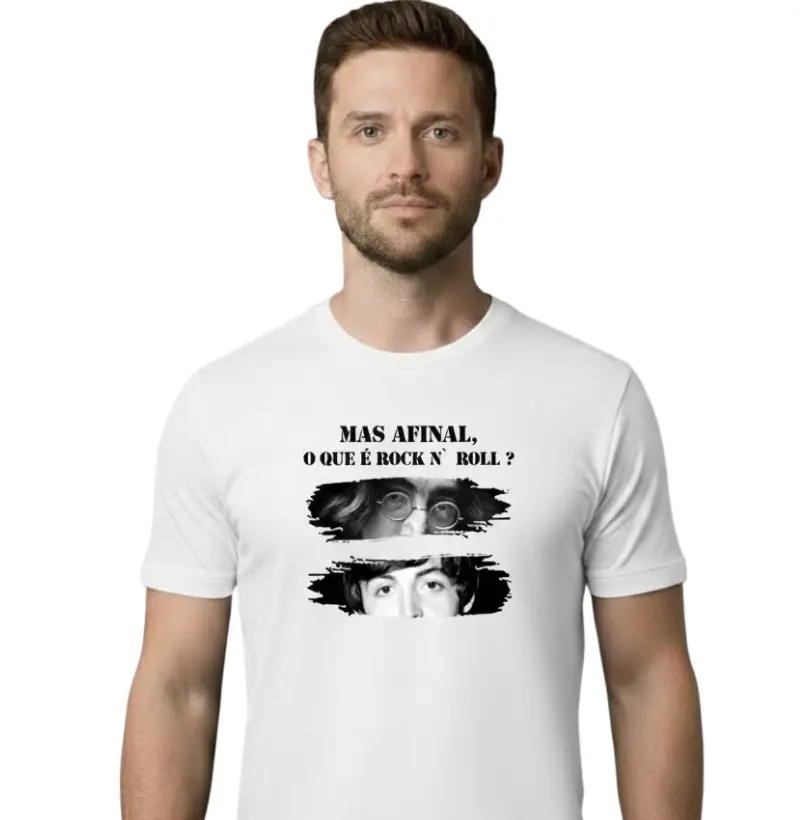Camiseta Rock - Lennon e Paul 