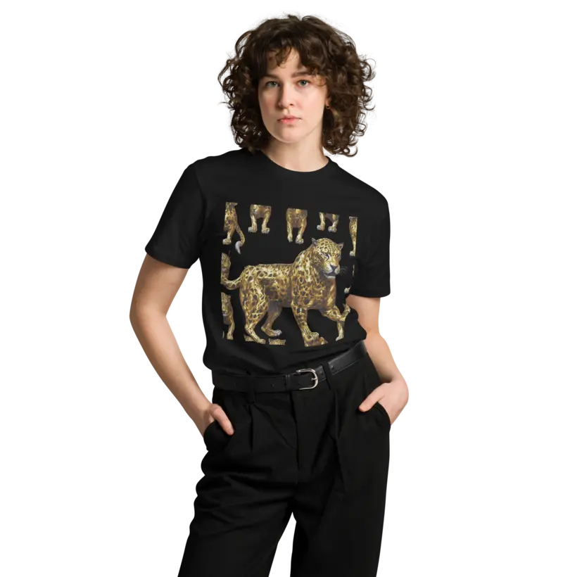 Camiseta Arquétipo Leopardo para Sucesso Garantido!
