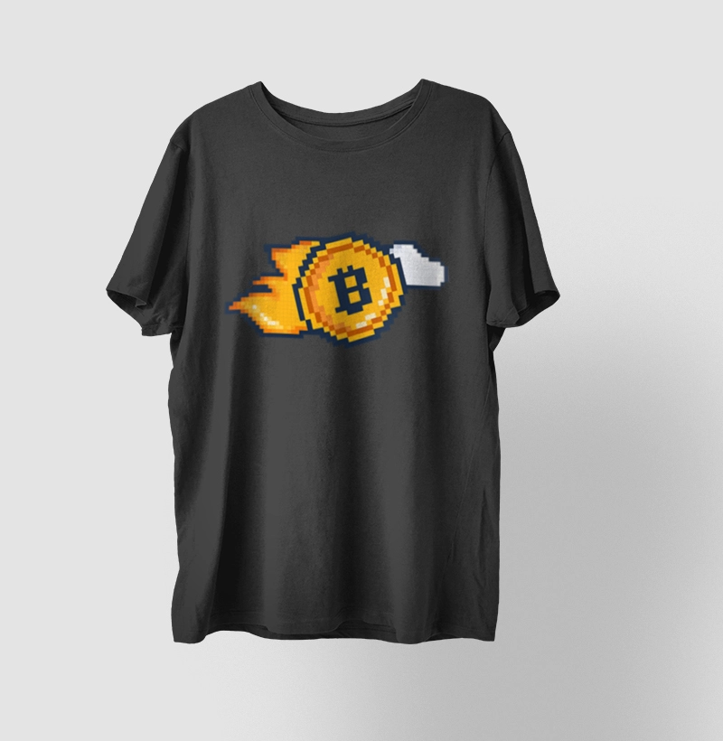 T Shirt BTC Pixel