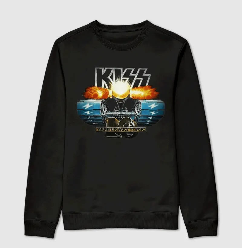 Kiss  - Suéter Moletom