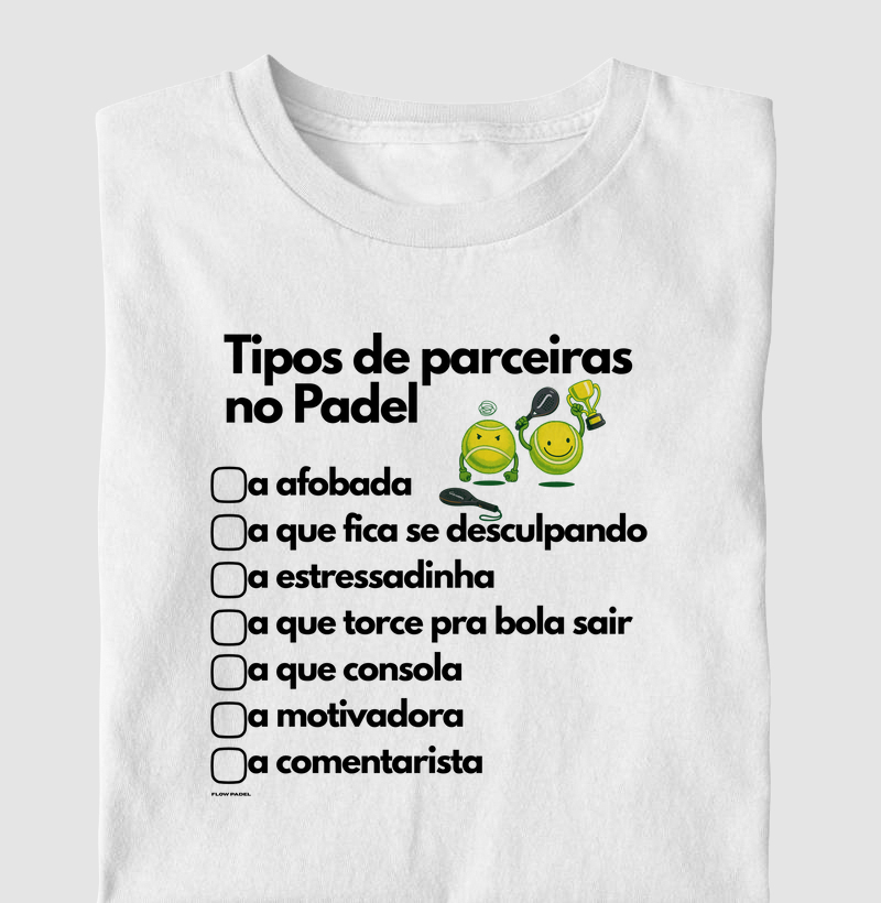 Tipos de Parceiras no Padel