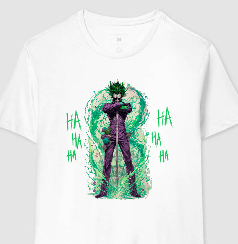 T-SHIRT ESTAMPADA CORINGA - THE JOKER