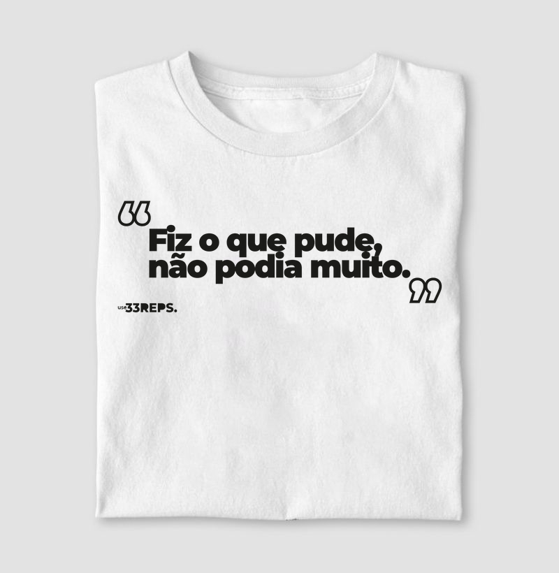Fiz o que pude