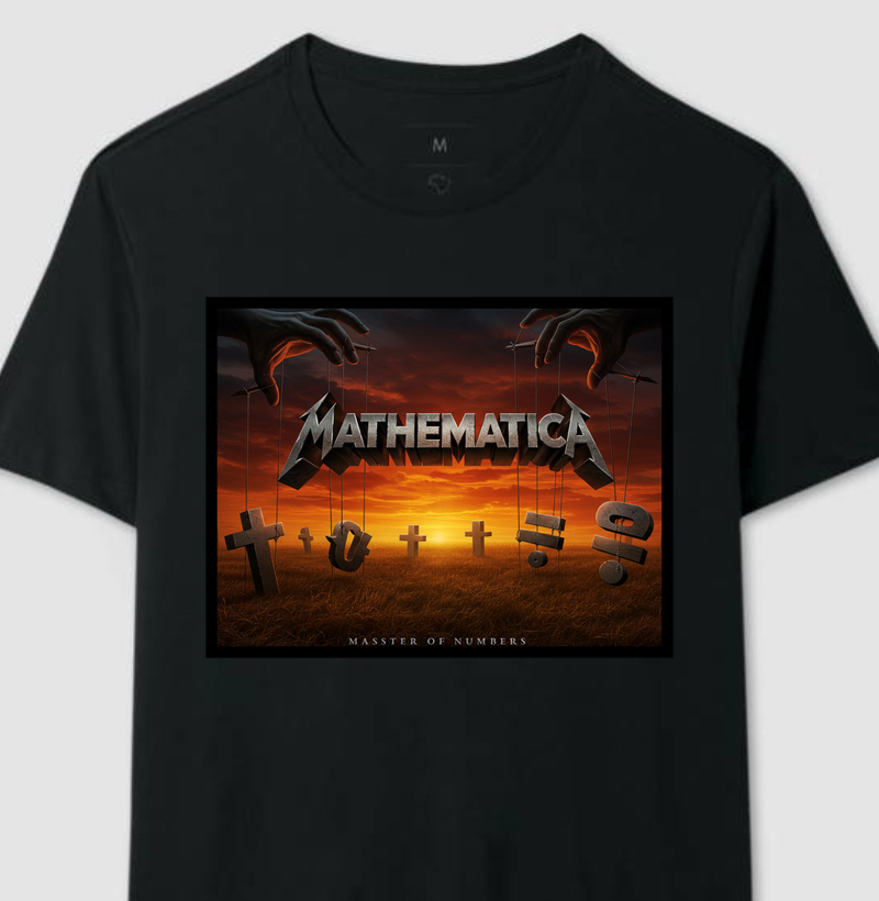 T-Shirt MASSTER OF NUMBERS art