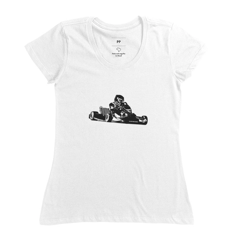 Camiseta feminina | karting
