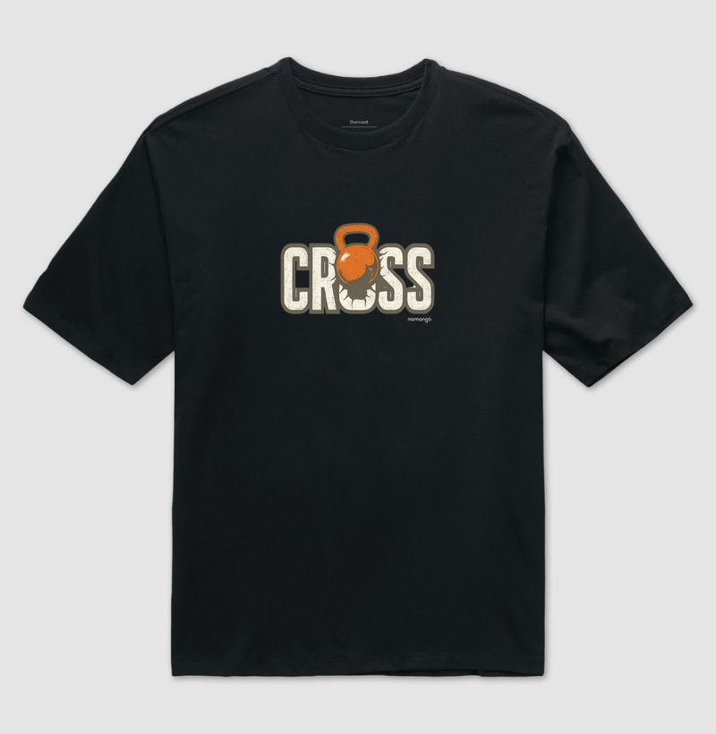 Camiseta Oversized Kettlebell Cross – Na Manga
