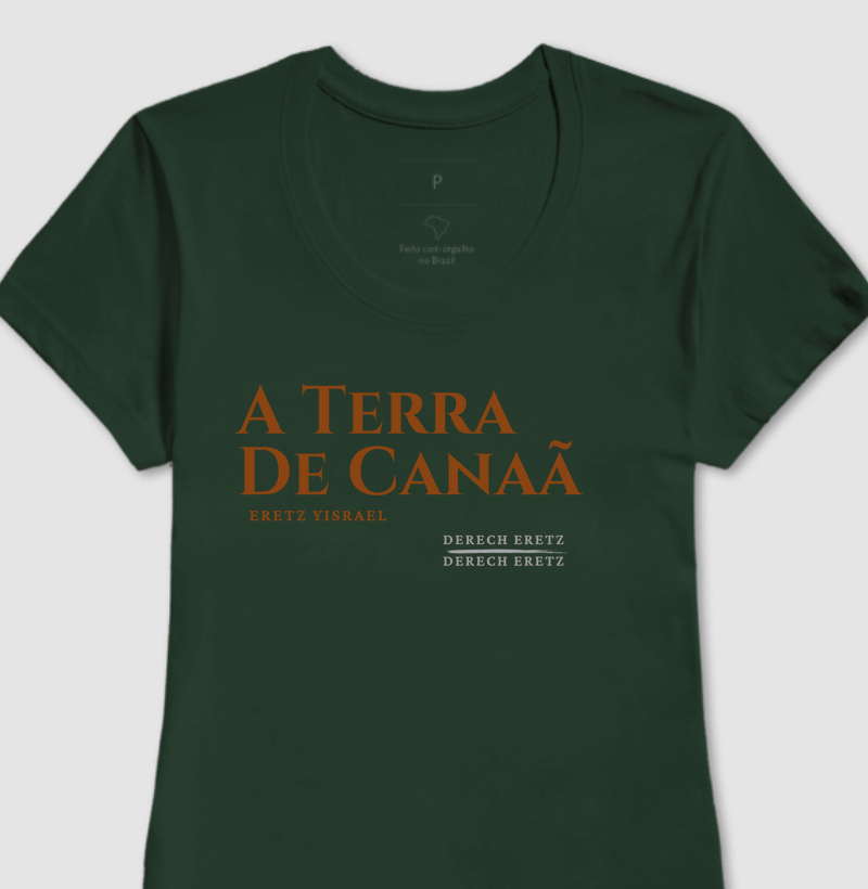 Camisete Derech Eretz Terra de Canaã 00013 - Femme