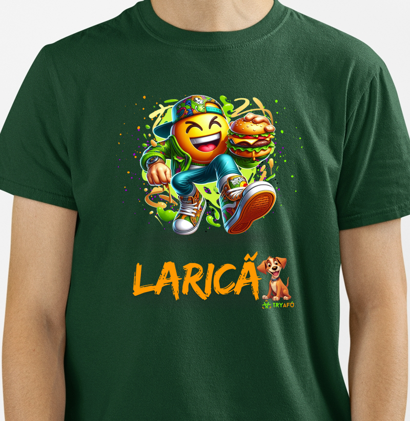 Camiseta Estampada Try Afú: Arte de Rua, Estilo com Estampa Exclusiva a Fome é Grande.