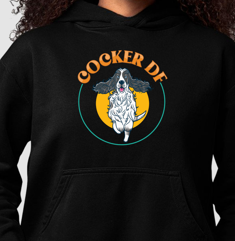Hoodie Moletom Departamento Cocker Spaniel Inglês 