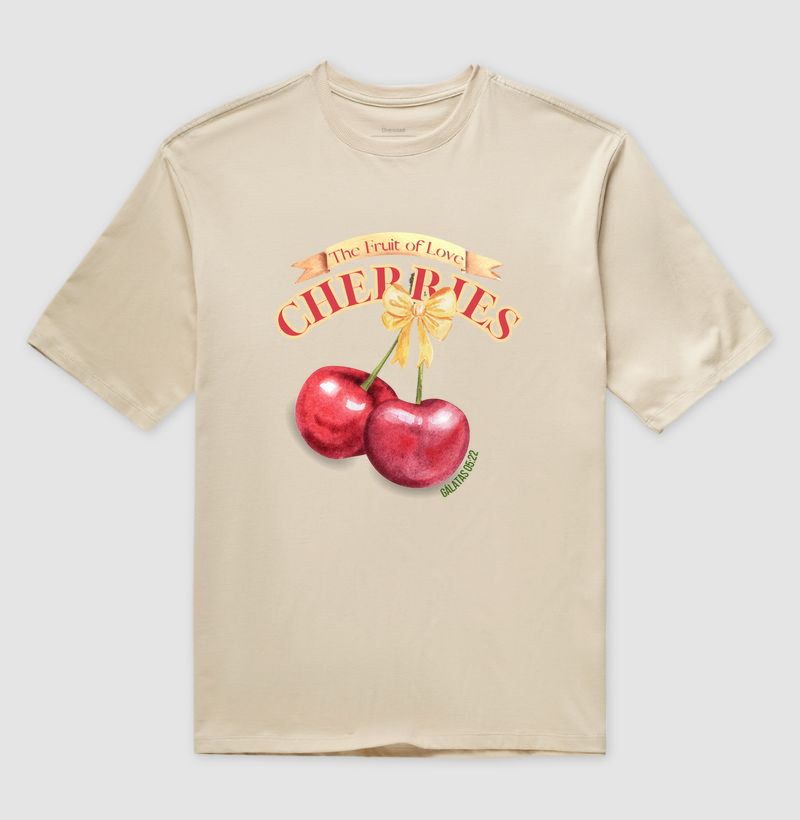 T-shirt Cherries - Frutos do Espírito