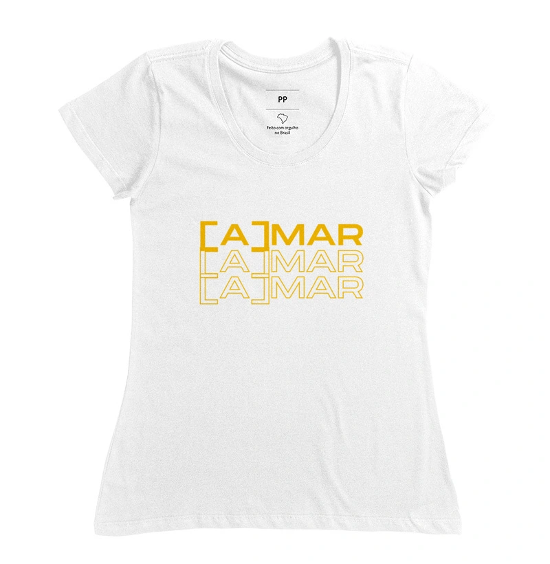 camiseta amar preta