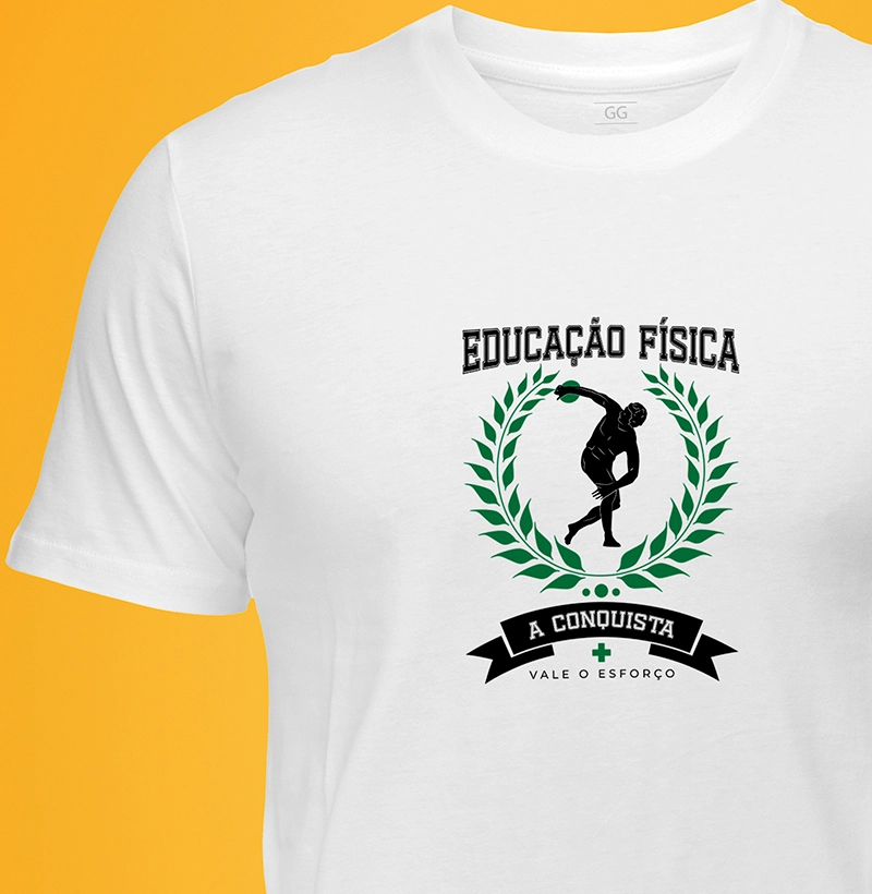 Camiseta Educação Física Conquista - masculina