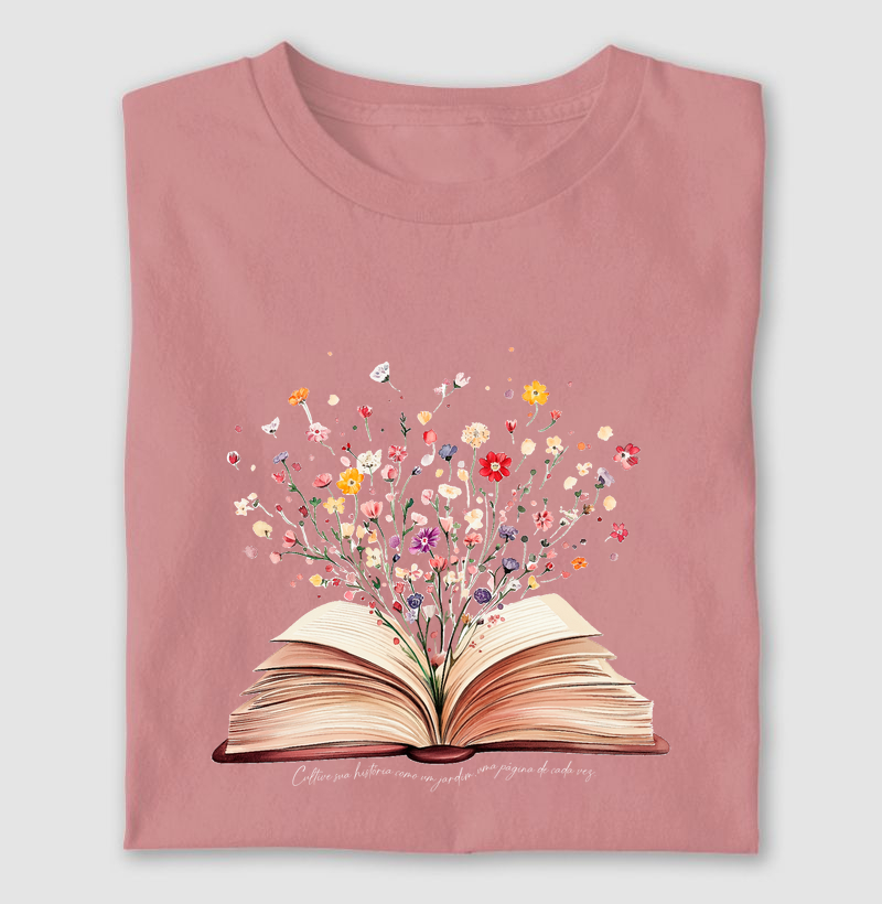 T-shirt Páginas Floridas