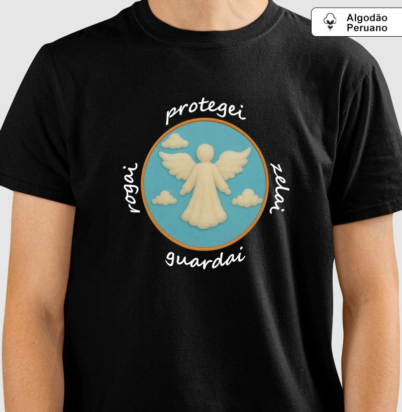SKU 00010 - Anjo da Guarda Proteção (algodão peruano)