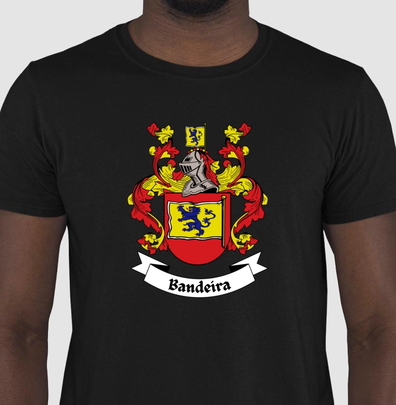 Brasão da Família Bandeira com Nome