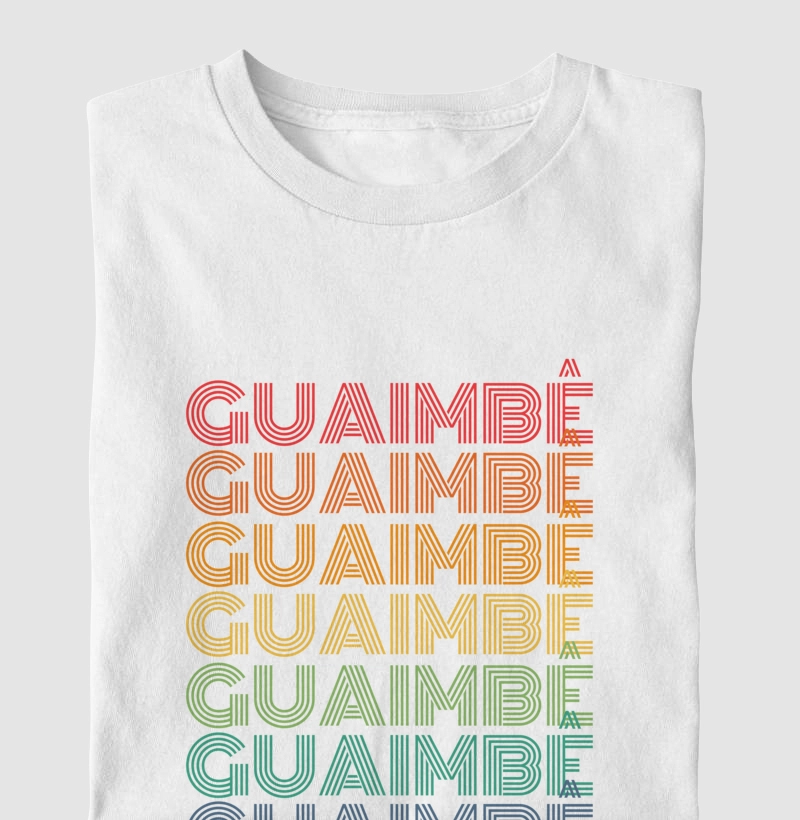 Guaimbê Letreiro Retrô