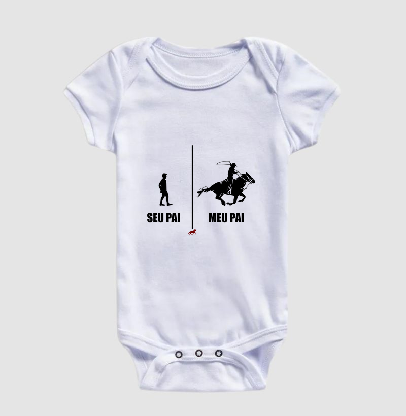 Meu Pai Laçador - Body Infantil