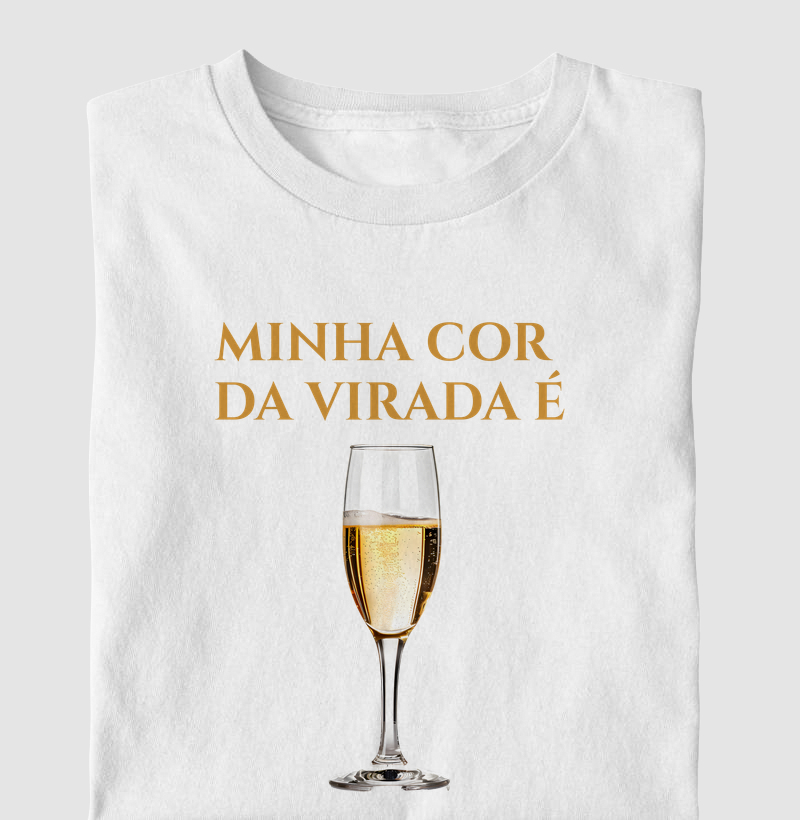 Camiseta Cor da Virada - Champagne