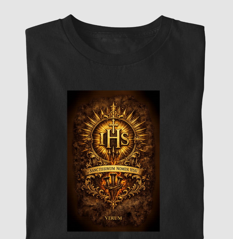 Camiseta Santíssimo Nome de Jesus – IHS