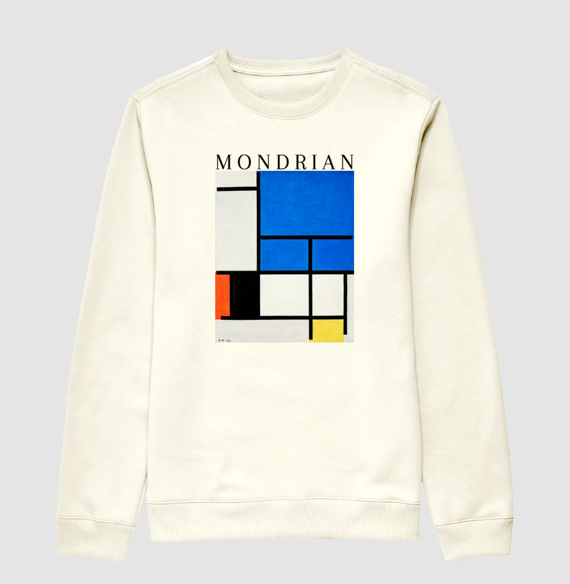 Mondrian - Large Blue Plane (1921)