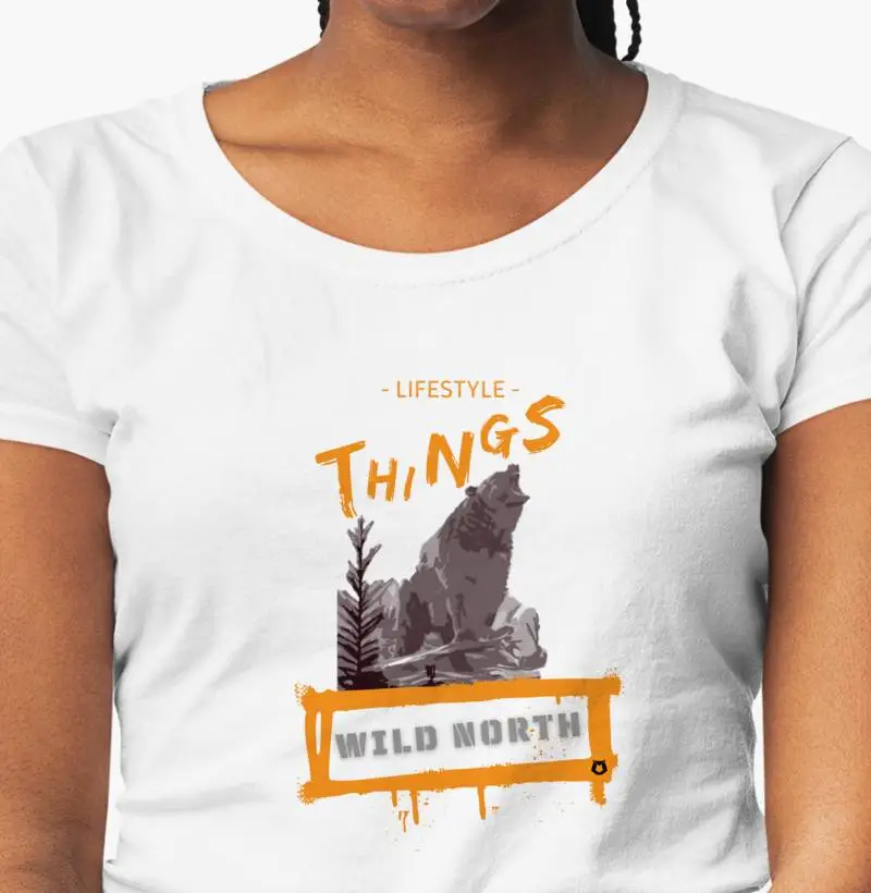 camiseta urso selvagem