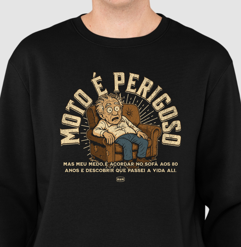 Moto é Perigoso, o sofá também!