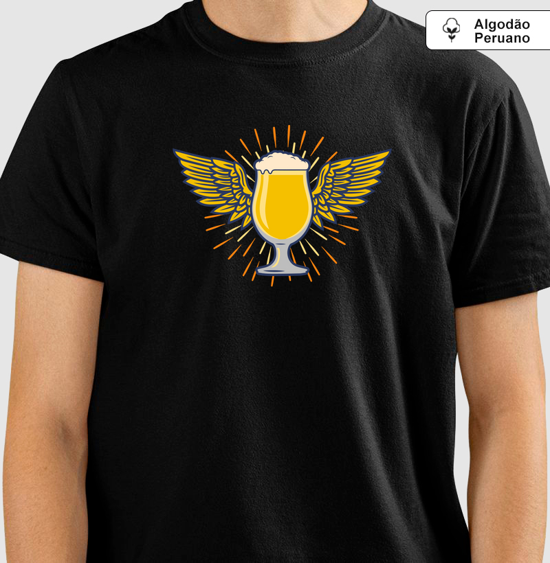 Cerveja: Camiseta em Algodão Peruano - Celebrando a Arte com Estilo e Originalidade