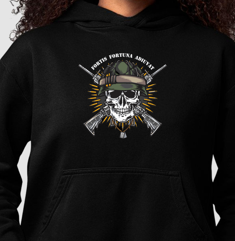 FORTIS FORTUNA ADIUVAT/ Hoodie Moletom