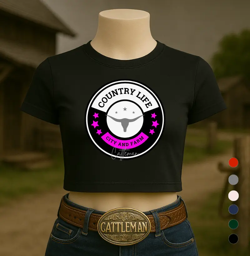 Cropped Country Life rosa  