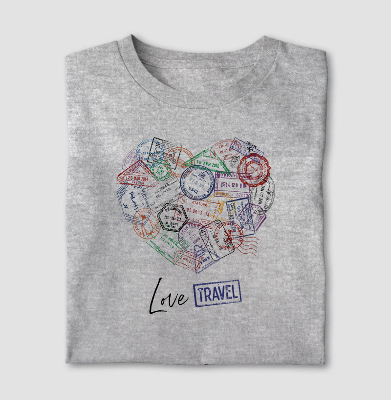 T-shirt Stamps Love