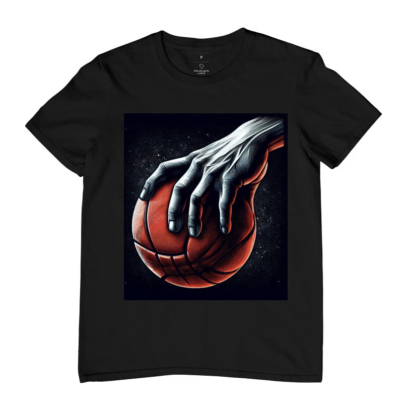 Camiseta basquete Mão na Bola